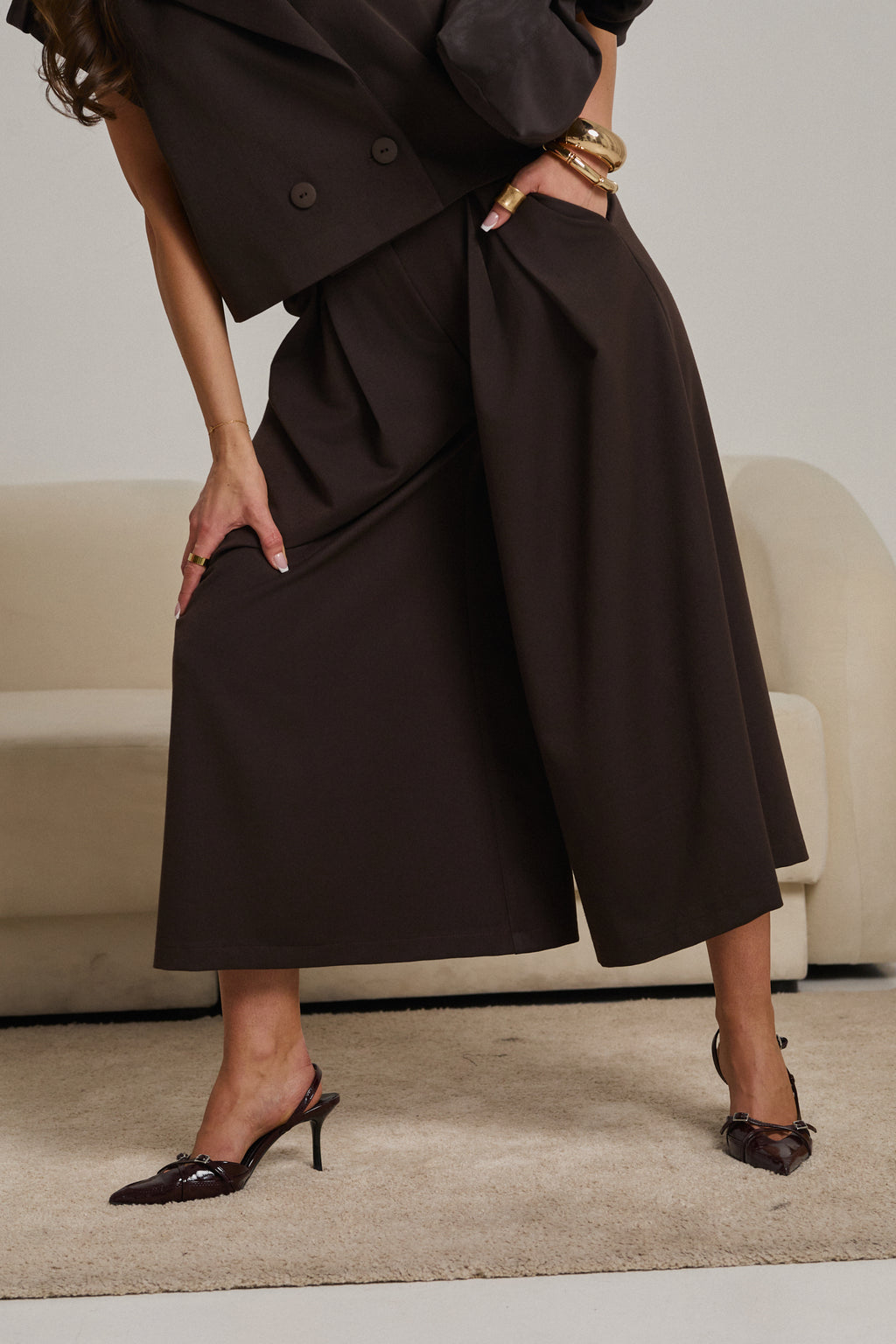 SPODNIE CULOTTE