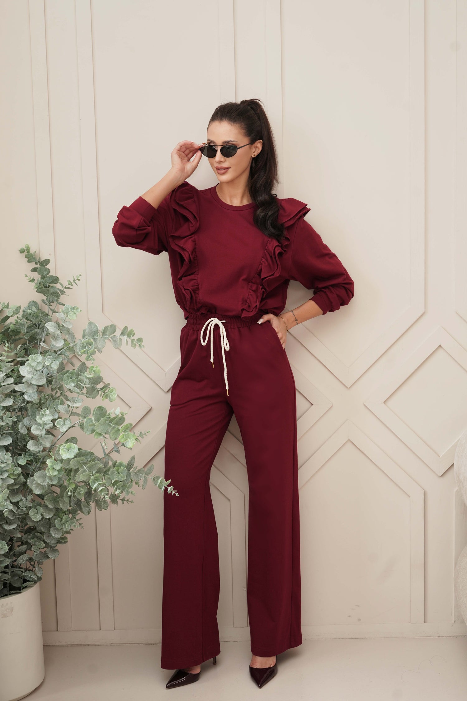 Bluza z falbanką