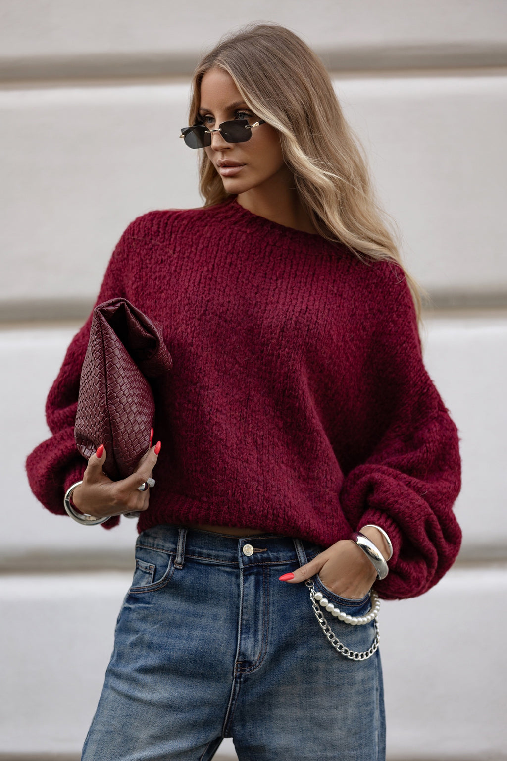 OVERSIZOWY SWETER