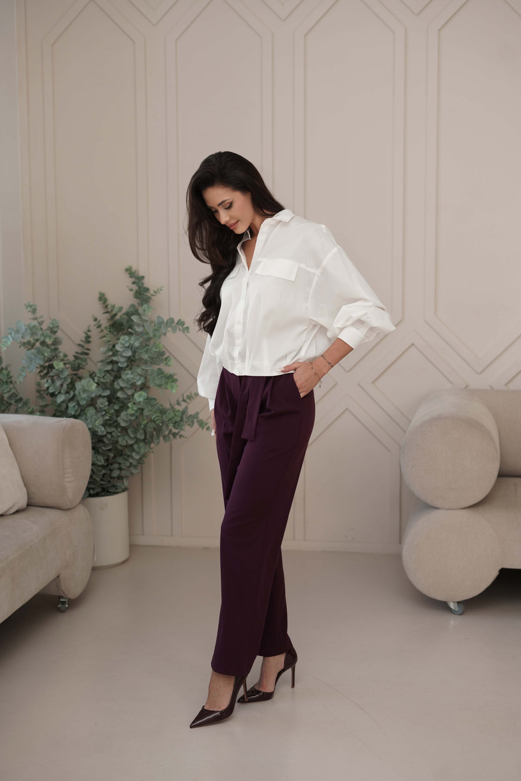 Koszula o luźnym kroju