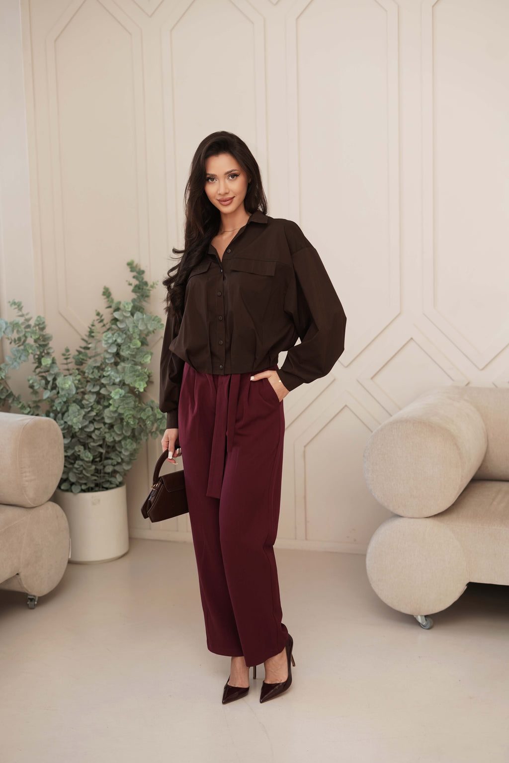 Koszula o luźnym kroju