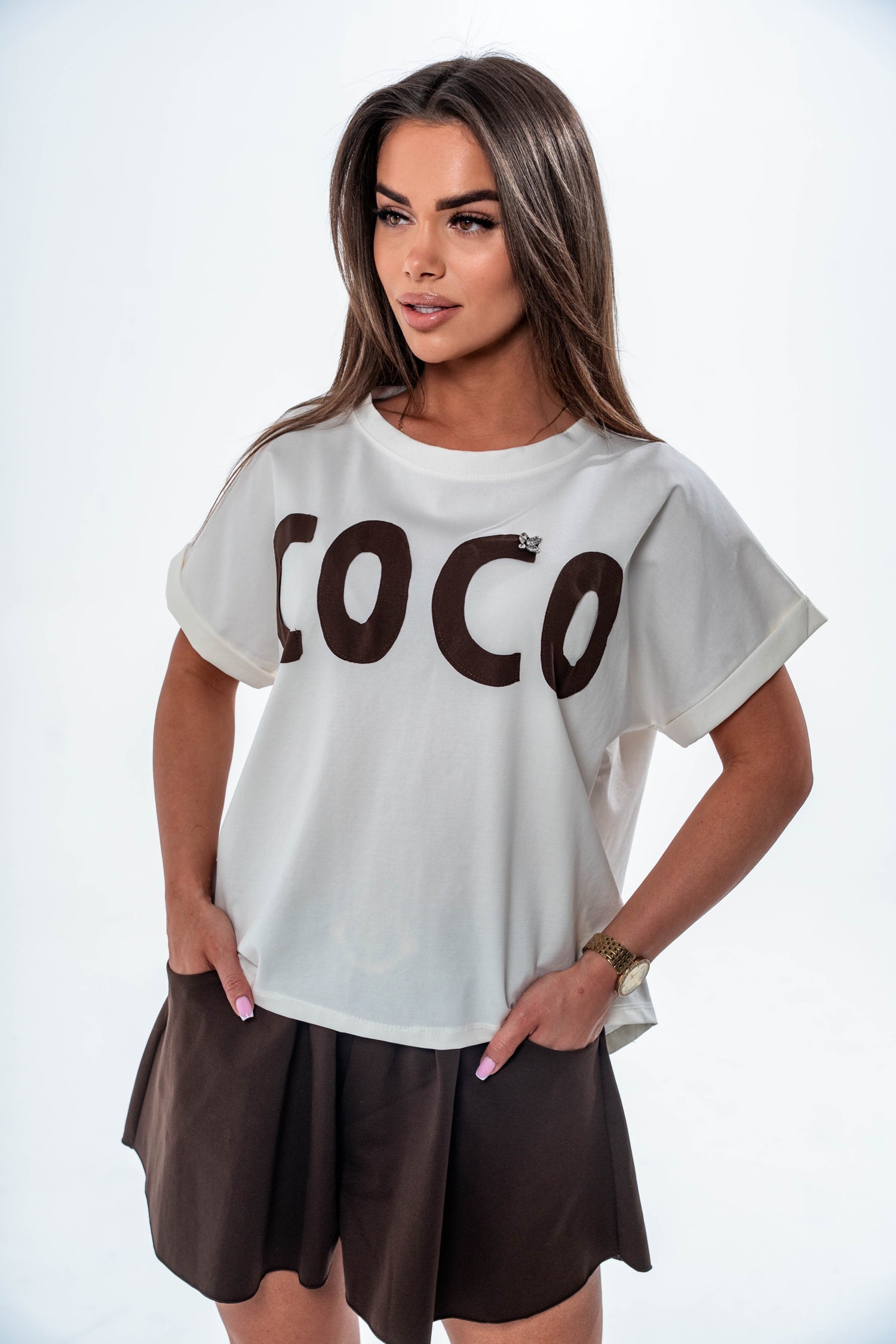 T-SHIRT Z NADRUKIEM