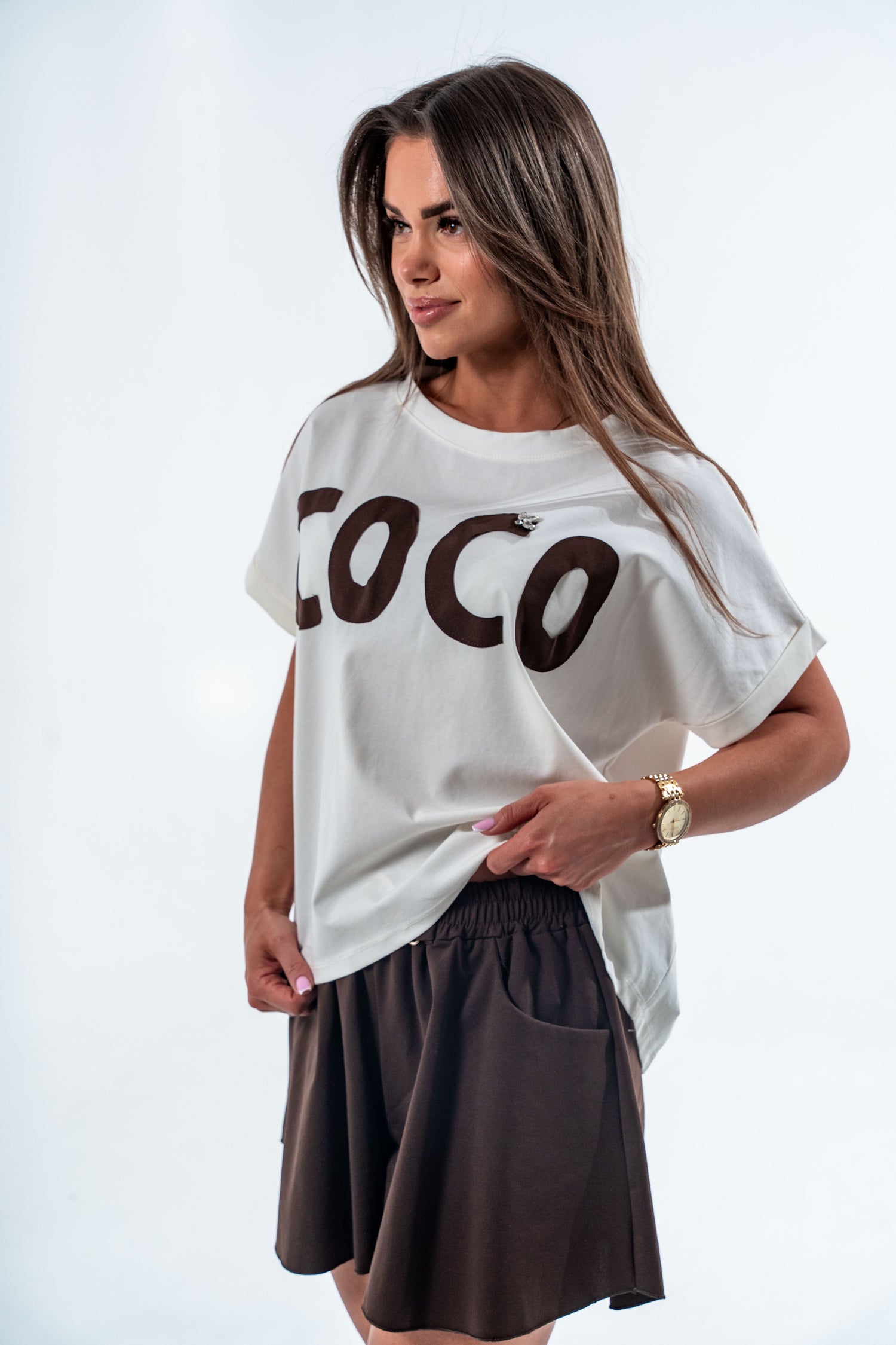 T-SHIRT Z NADRUKIEM
