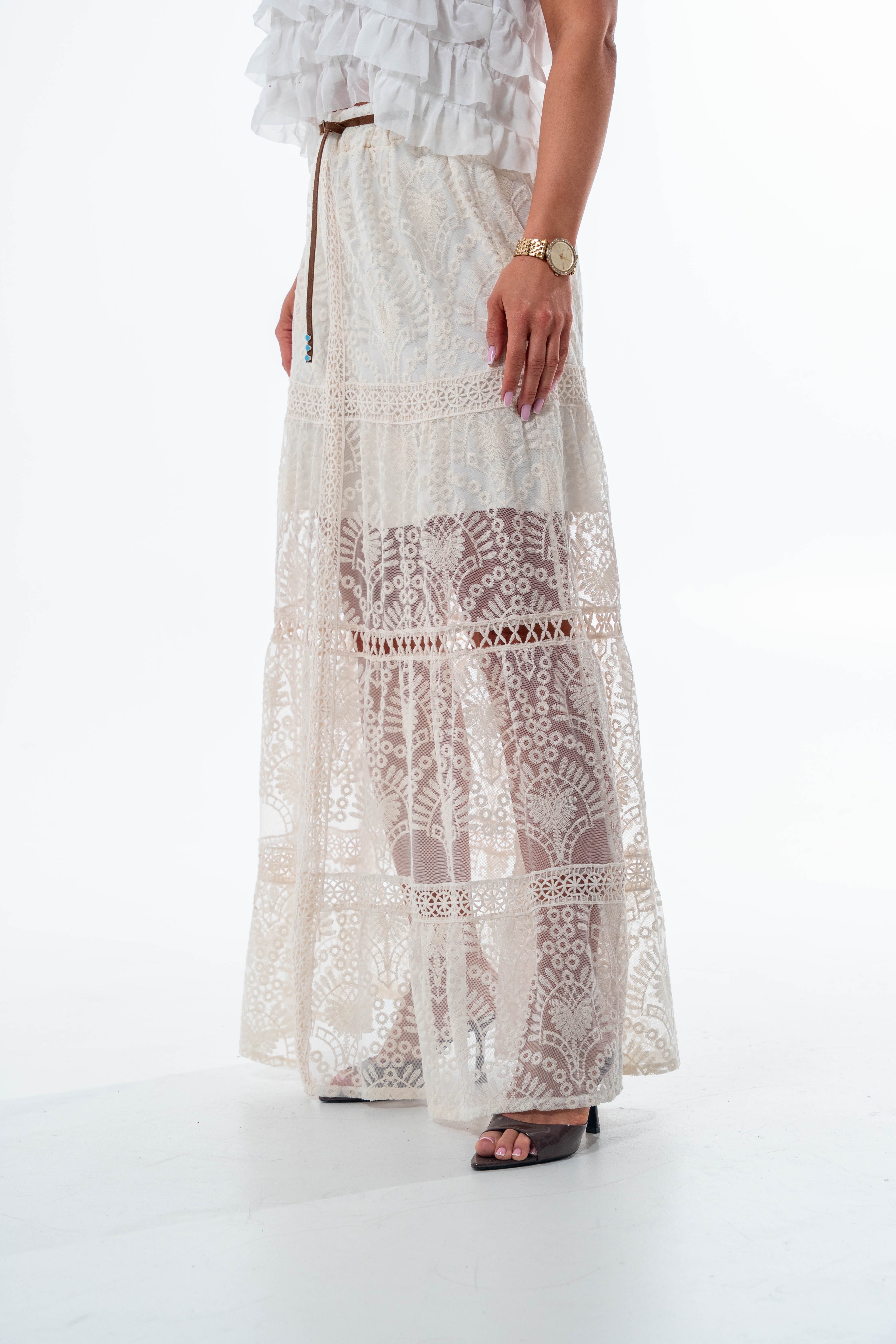 SPÓDNICA MAXI BOHO MUSE