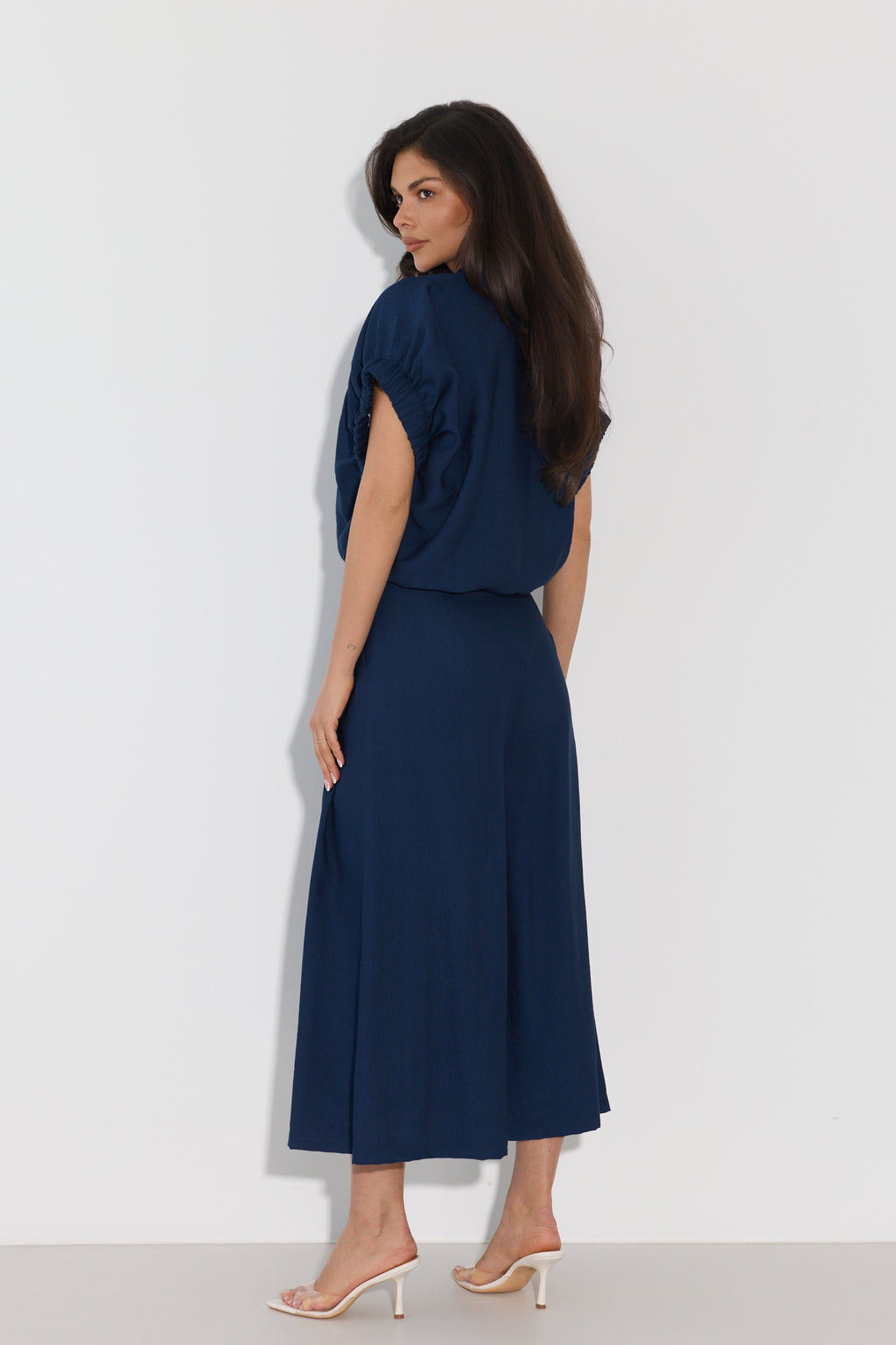 SPODNIE CULOTTE Z PASKIEM LALOUS