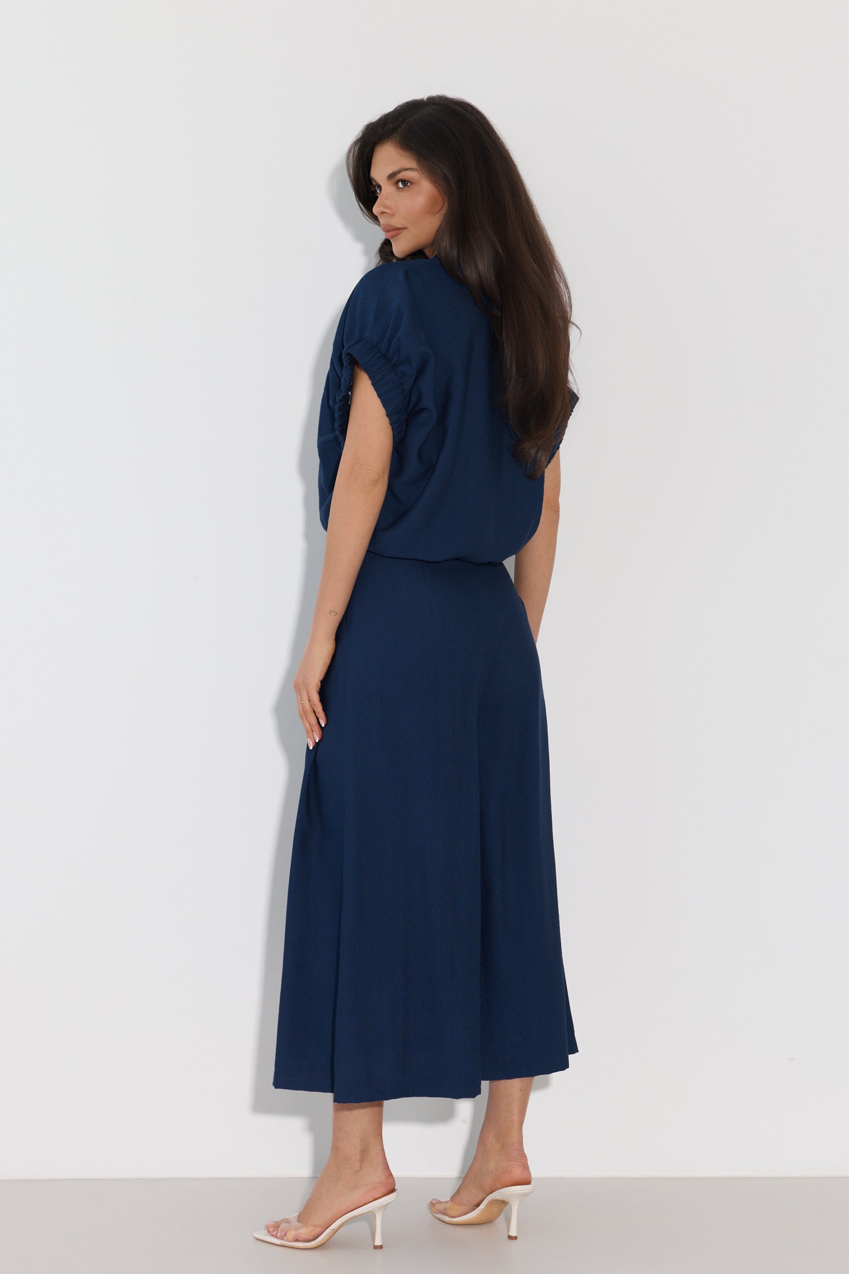 SPODNIE CULOTTE Z PASKIEM LALOUS
