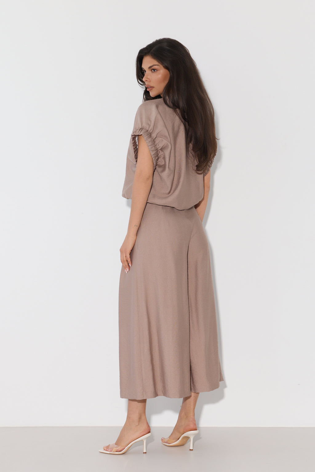 SPODNIE CULOTTE Z PASKIEM LALOUS