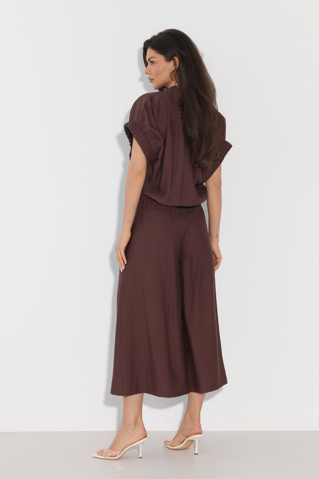 SPODNIE CULOTTE Z PASKIEM LALOUS