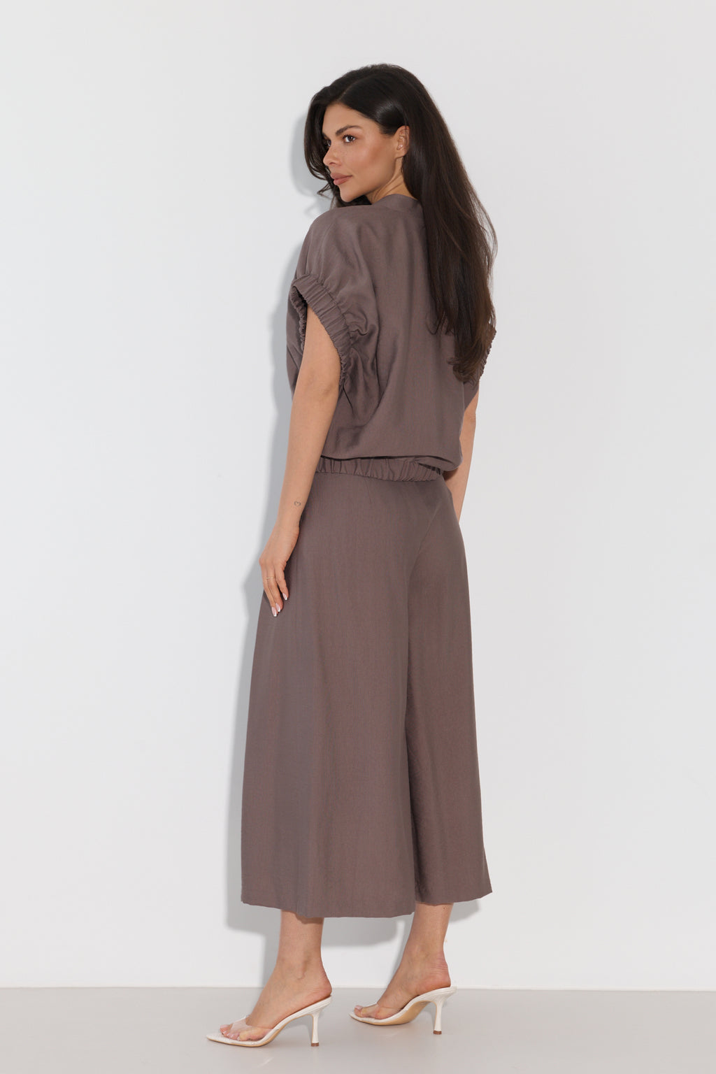 SPODNIE CULOTTE Z PASKIEM LALOUS