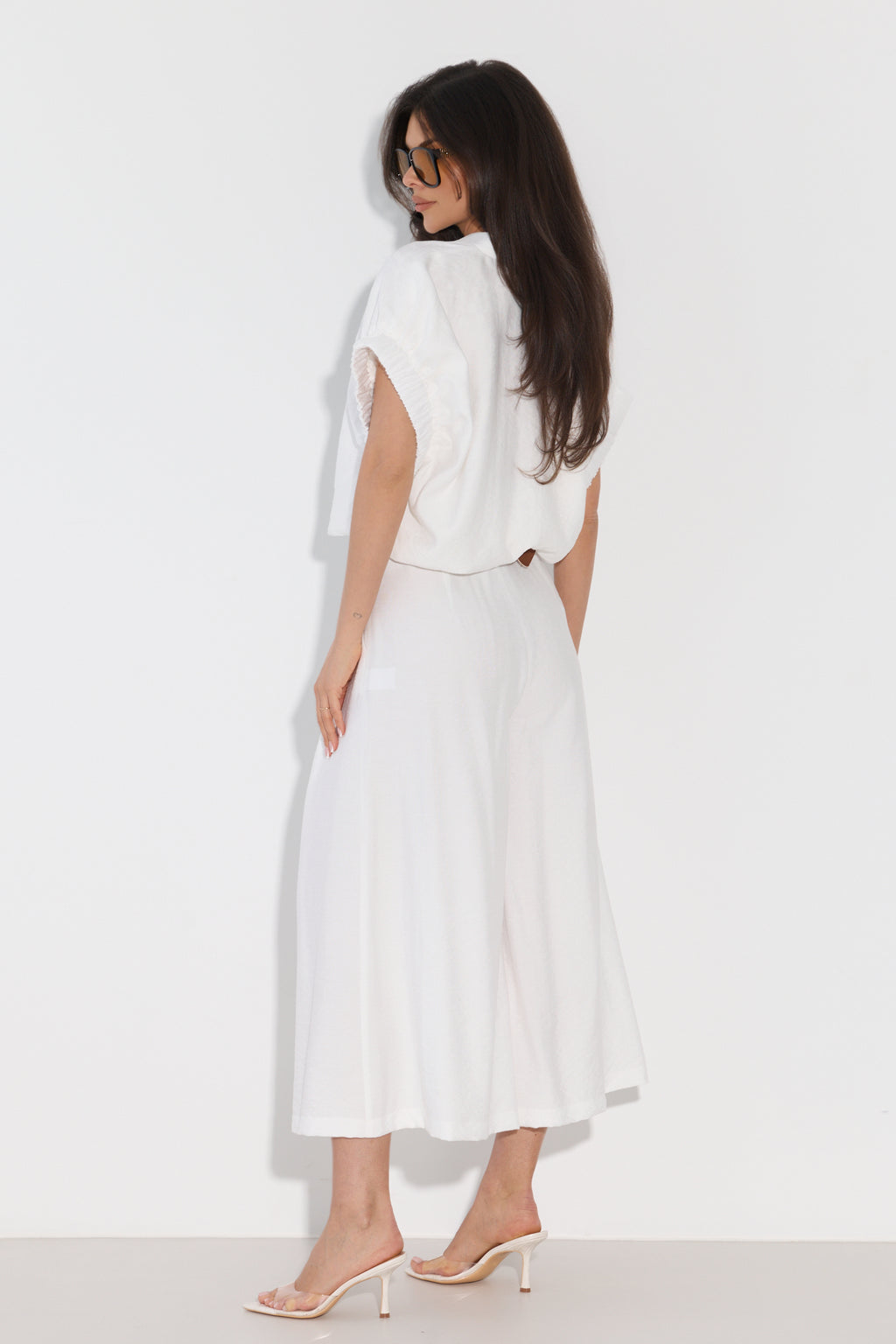 SPODNIE CULOTTE Z PASKIEM LALOUS