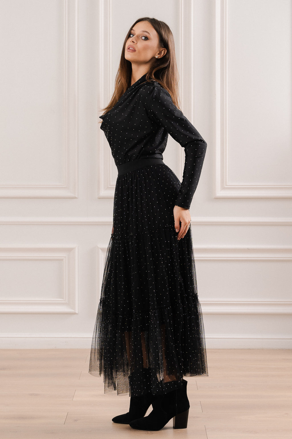 Spódnica- Uniwersalny / Czarny