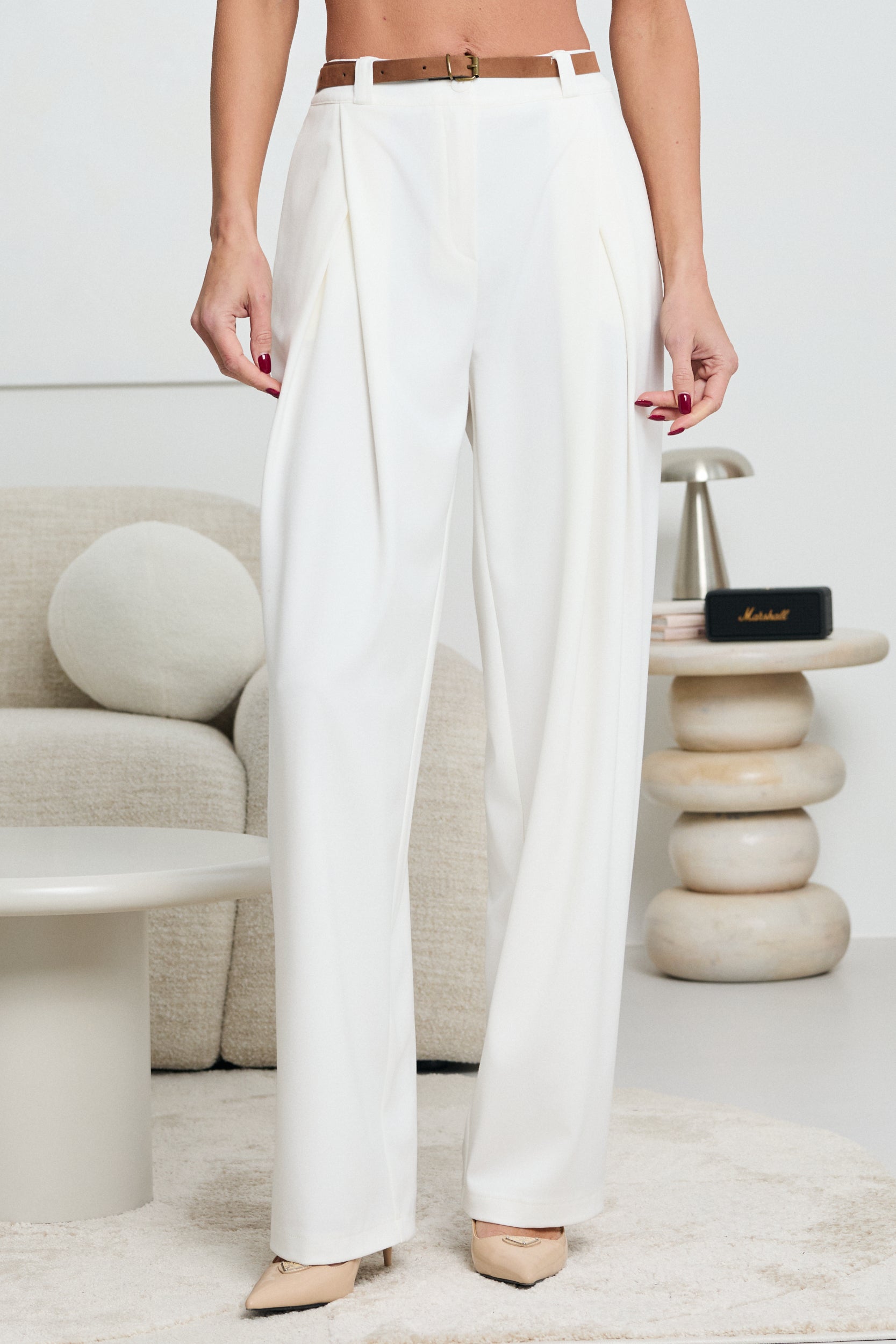 SPODNIE Z ZAKŁADKAMI