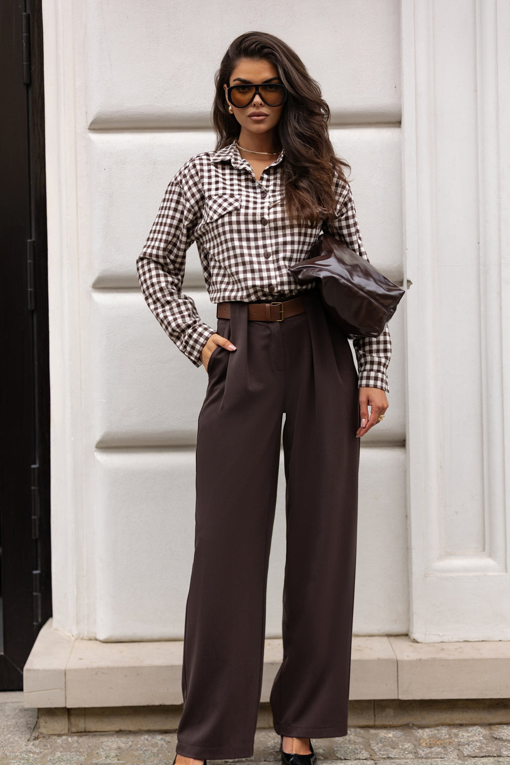 Koszula w klasyczną kratę