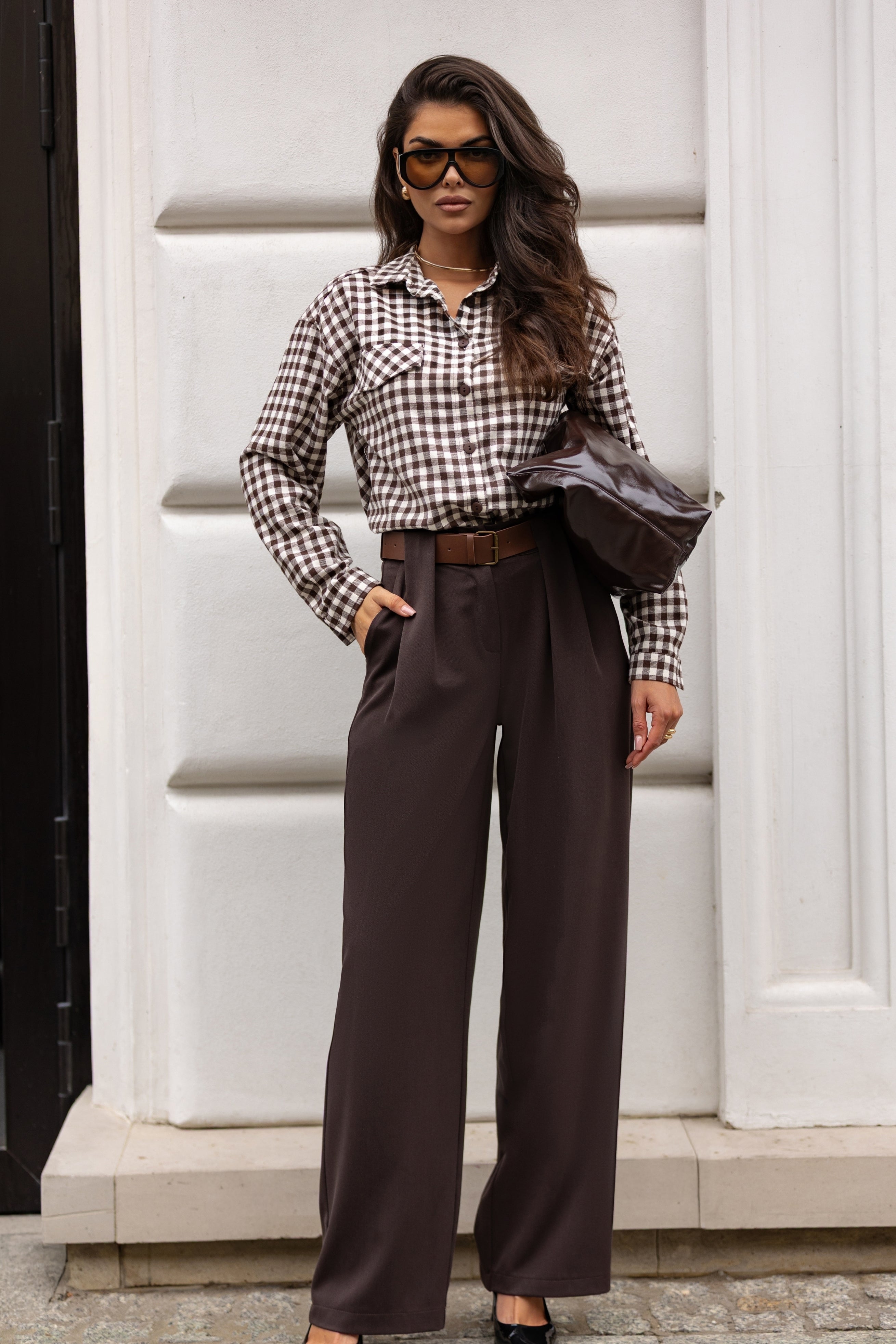 Koszula w klasyczną kratę