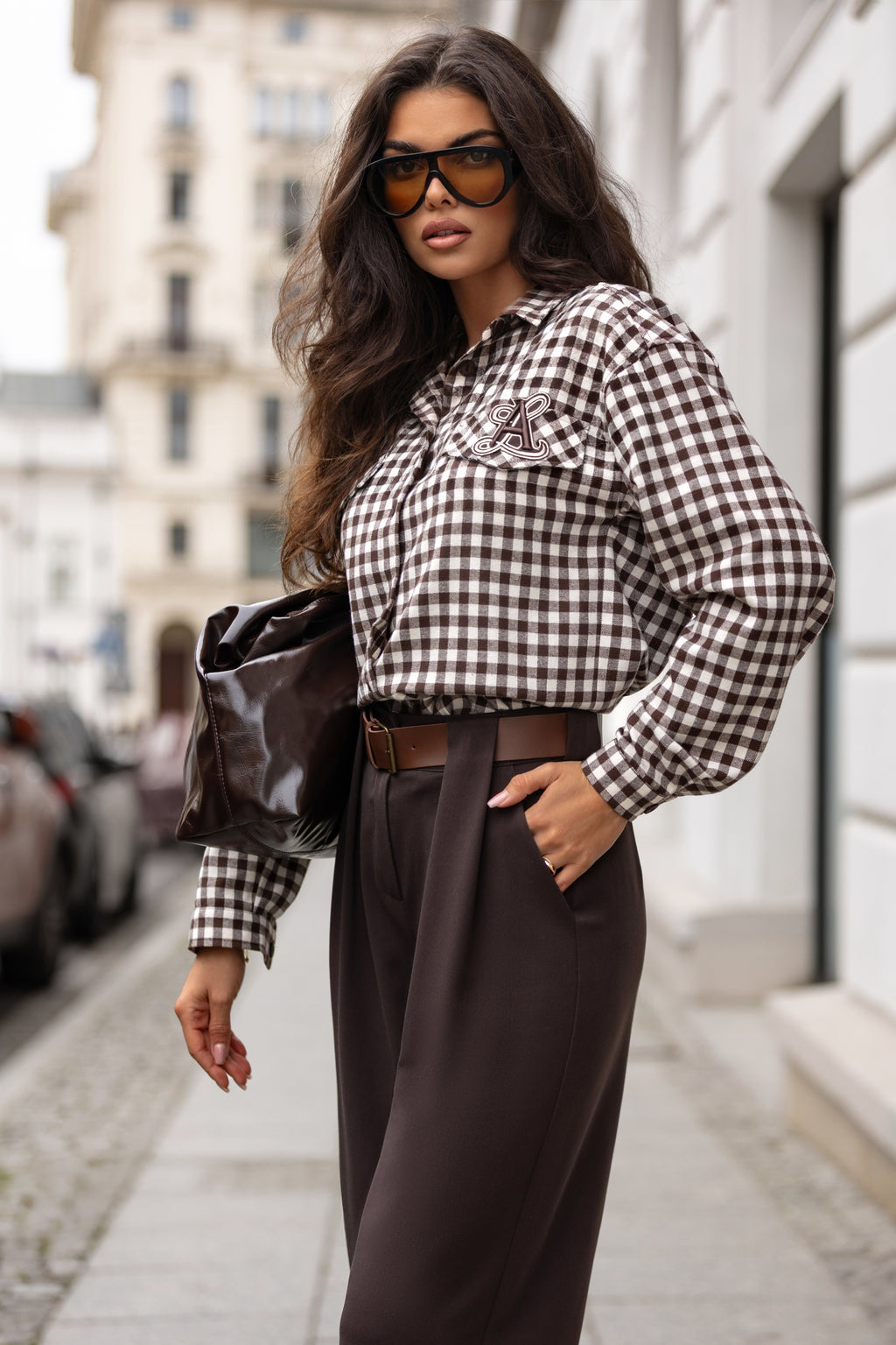 Koszula w klasyczną kratę