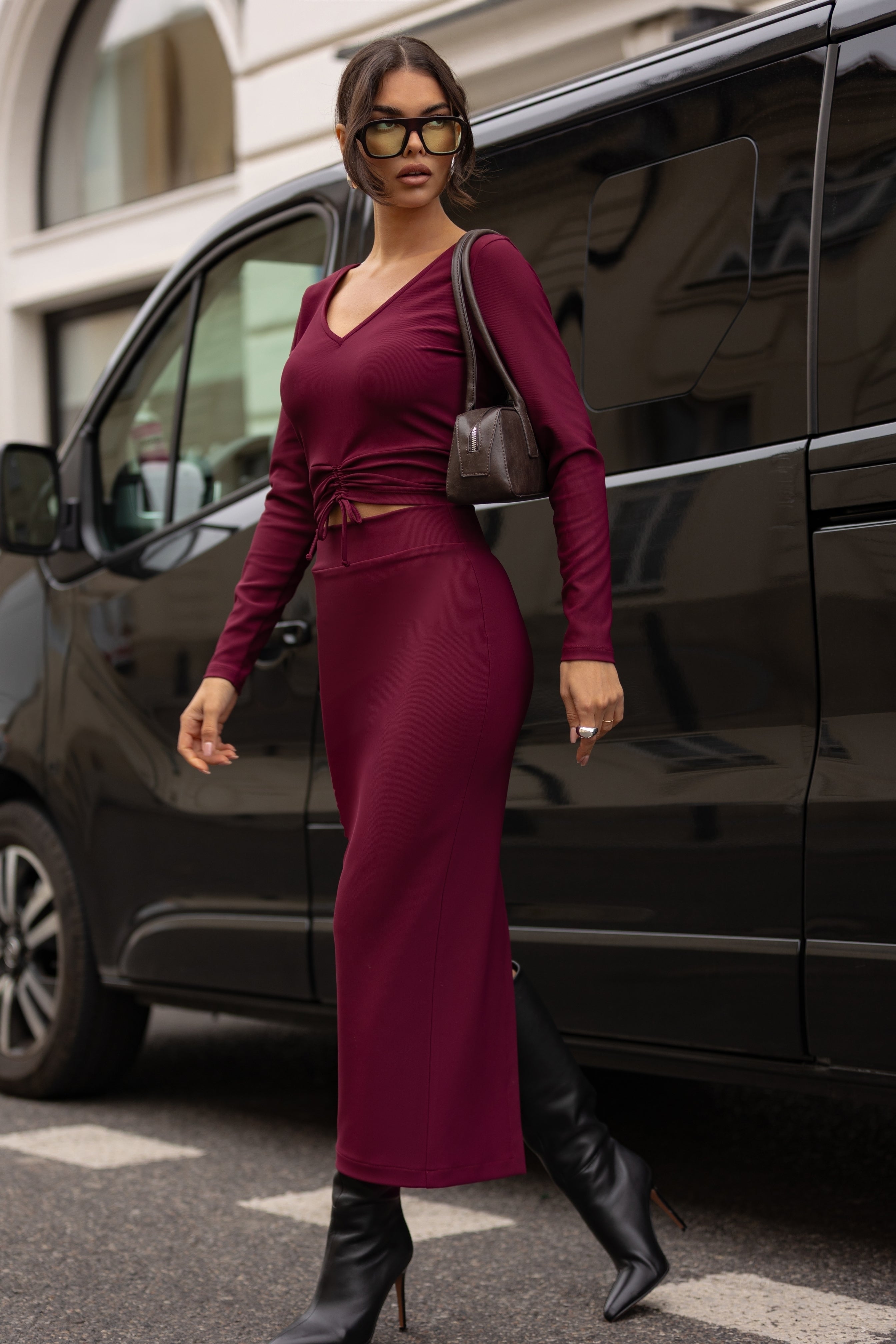 Bluzka ze ściągaczem