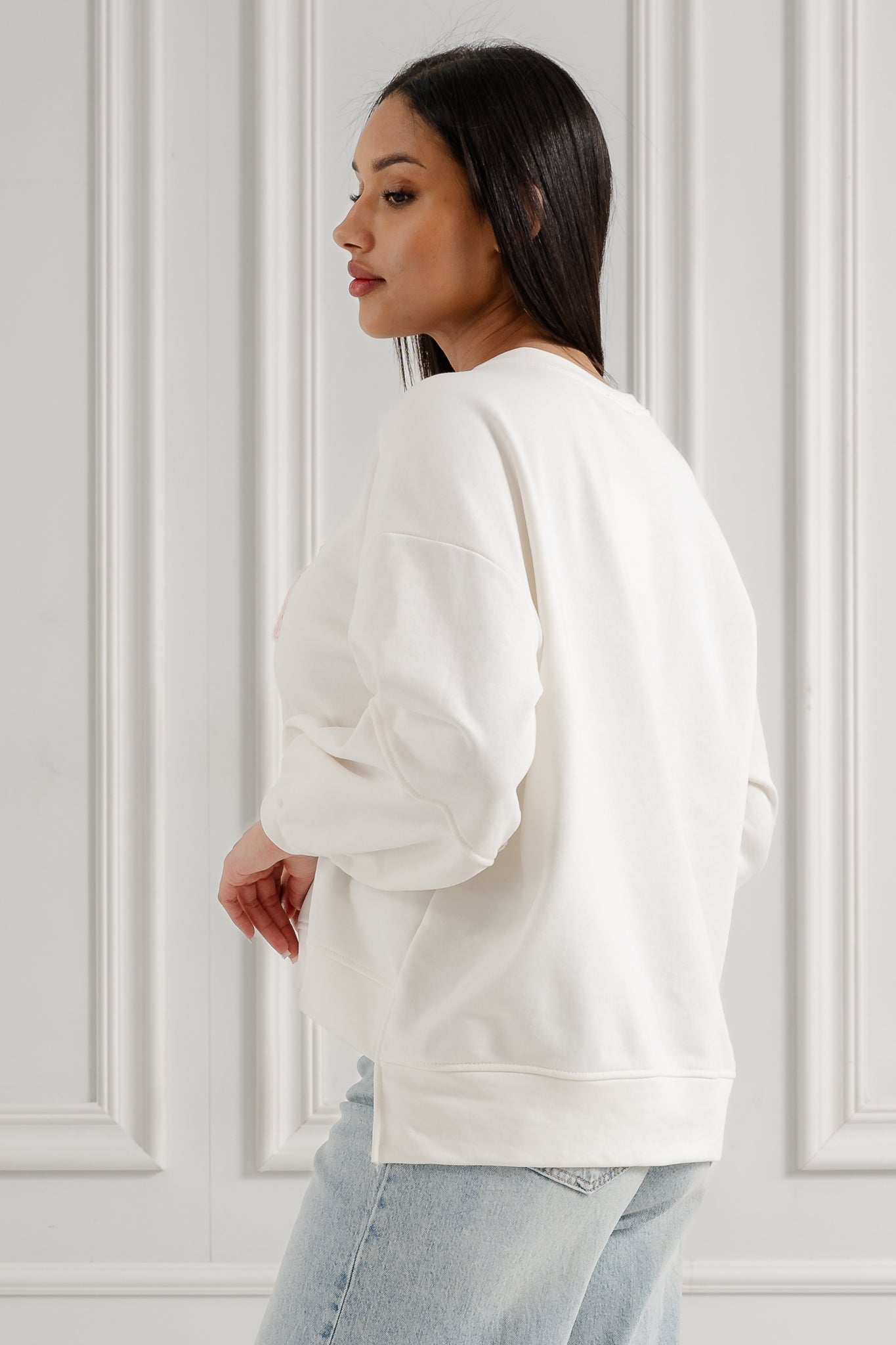 Bluza oversize z napisem "Santa Monica" - Misstica - Misstica