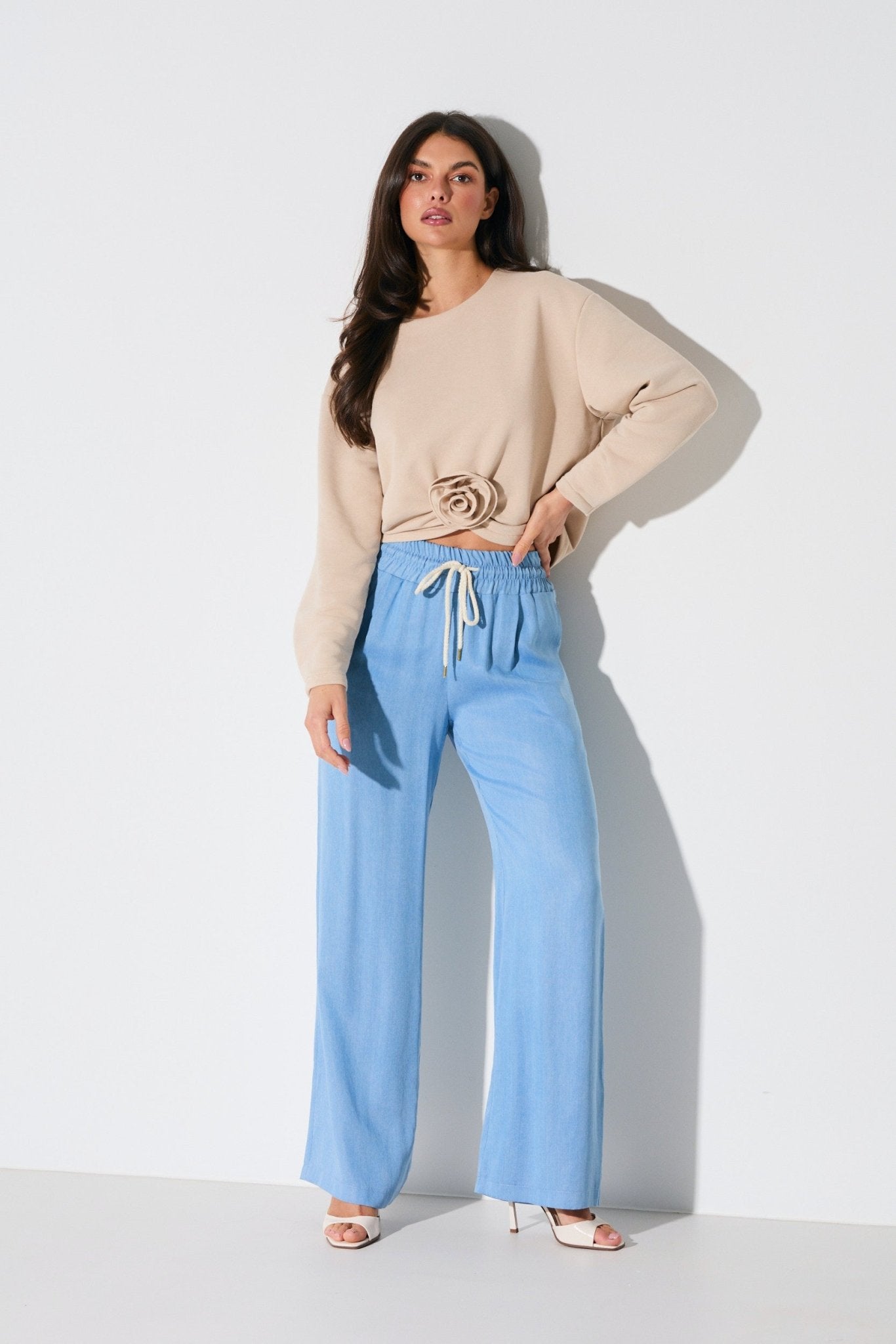 BLUZA Z RÓŻĄ - Misstica - LALOUS