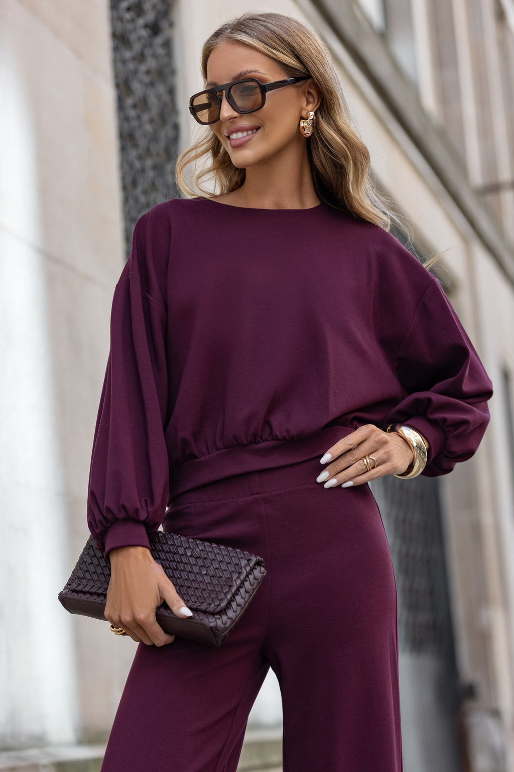 Bluza o luźnym kroju