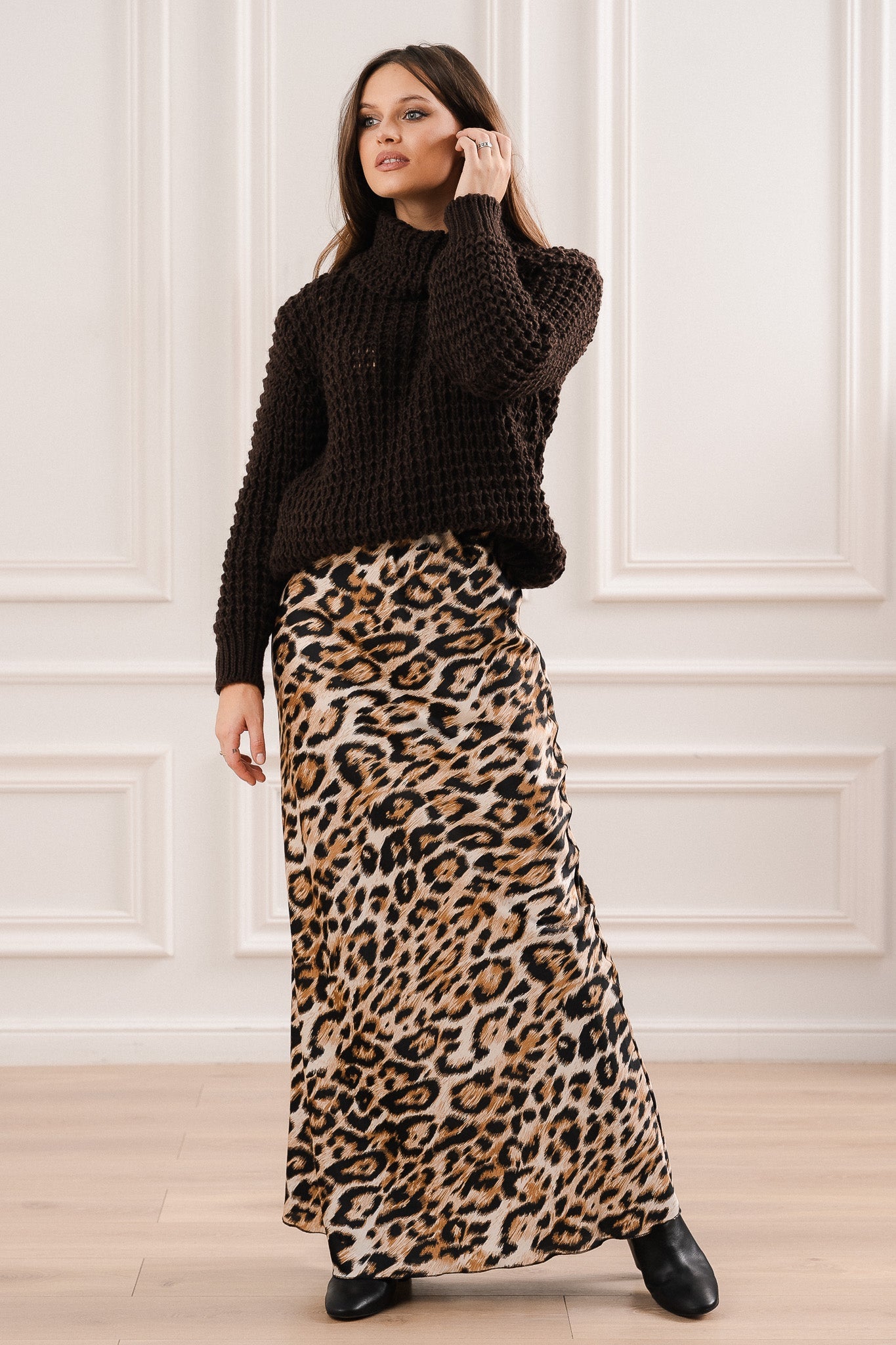 Sweter Chunky z Grubym Splotem - Misstica - Misstica